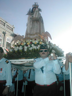 Festas do Barreiro 2003 15/8/2003 Procissão Nossa Senhora do Rosário Fotojornalismo