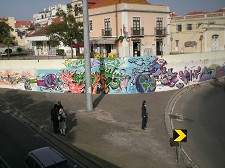 Comissão Política de Secção de Setúbal do PSD Visita aos graffiti em Setúbal