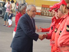 Governo Civil de Setúbal Autoridade Nacional de Protecção Civil visita CDOS