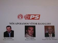 Partido Socialista – Setúbal Apoiantes de Vítor Ramalho no Barreiro para garantir sucesso nos processos eleitorais de 2009
