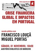 Bloco de Esquerda – Barreiro Sessão pública debate alternativas para enfrentar a crise financeira