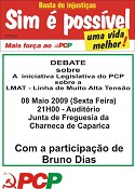 Comissão Concelhia de Almada – PCP Debate sobre LMAT com o deputado Bruno Dias