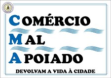 Almada - PSD Promove Campanha “CMA- Comércio Mal Apoiado”