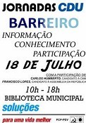 Jornadas CDU - Barreiro Elaboram e discutem Compromissos Eleitorais
