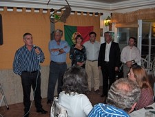 Jorge Santana PSD Setúbal Visita Brejos de Azeitão, janta em Pinhal de Negreiros e termina a campanha no "Alvorada