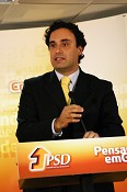 CONGRESSO DO PSD - Apoiante de Passos Coelho - ALMADA NUNO MATIAS APRESENTOU MOÇÃO «REVOLUÇÃO DE MENTALIDADES»