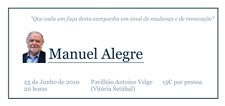 Jantar em Setúbal Apoio à candidatura de Manuel Alegre