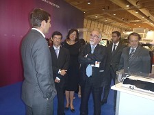 Portugal Tecnológico 2010 Vieira da Silva, Ministro da Economia visita stand da CCDR-LVT