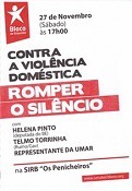 Concelhia do Barreiro do Bloco de Esquerda promove debate «VIOLÊNCIA DOMÉSTICA, FLAGELO QUE PERDURA EM PLENO SÉC: XXI»