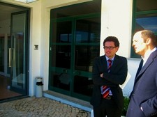 Visita da Juventude Socialista do Barreiro Agência DNA Cascais projecto de grande sucesso
