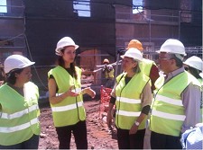 Candidatos do Partido Socialista de Setúbal Visitaram obras na Escola Secundária D. João II e na Escola de Hotelaria e Turismo