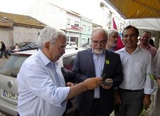 Campanha do PS de Setúbal no Litoral Alentejano Recebe apoio de Manuel Coelho presidente da CM Sines