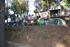 Ecolojovem de «Os Verdes» acampou em Setúbal Para apoiar a Candidatura da Arrábida a Património Mundial Misto da UNESCO