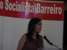 Madalena Alves Pereira, presidente da Comissão Politica do PS Governo está a tomar opções muito prejudiciais para o Barreiro