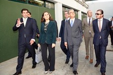 Ministra da Agricultura em Santiago do Cacém Inaugurou oficialmente lagar de azeite da INNOLIVA