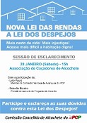 Sessão de Esclarecimento em Alcochete Sobre a nova proposta de «Lei das Rendas»