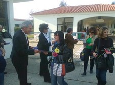 Secretário-Geral do PCP no Distrito de Setúbal Esteve em contacto com as trabalhadoras da VISTEON em Palmela