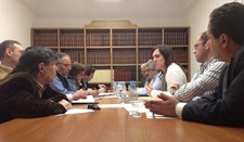 Madalena Alves Pereira, candidata à Federação de Setúbal do PS Debate com sindicalistas realidade sindical e laboral do distrito
