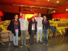 Juventude Socialista do Barreiro no XVIII Congresso Nacional da JS André Pinotes Batista representante da JS na Comissão Nacional do Partido Socialista