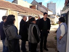 Barreiro - Luís Ferreira candidato do PS visitou Quinta da Amoreira Dá inicio a um ciclo de encontros com a população