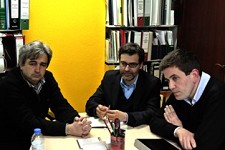 Luís Ferreira, candidato do PS em visita à NÓS Reconhece «o enorme contributo que o sector social presta à economia local»