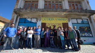 ALMADA Protesto na Trafaria contra os contentores