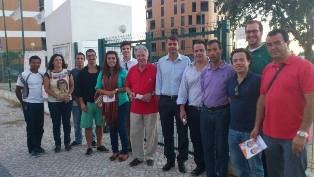 Candidatura de Bruno Vitorino - Barreiro José Augusto antiga glória do Sport Lisboa e Benfica junta-se à campanha
