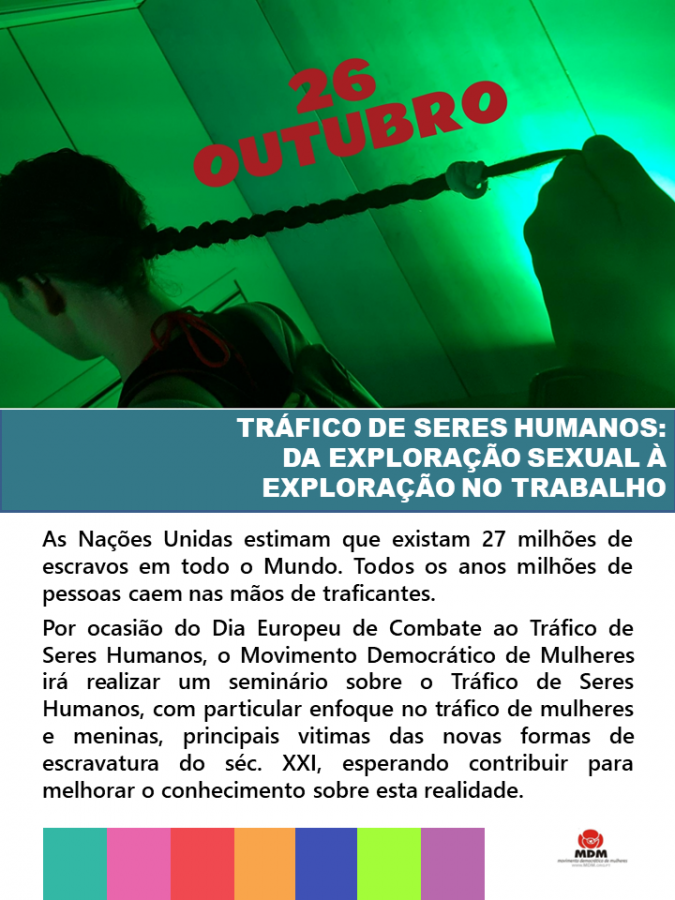 No Solar dos Zagallos na Sobreda em Almada Seminário «Tráfico de Seres Humanos: da exploração sexual à exploração no trabalho»