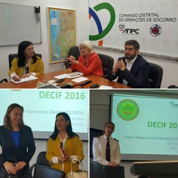 Setúbal Deputados PS visitaram CDOS em Palmela Para avaliar a preparação da época de incêndios
