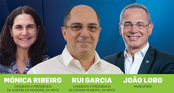 Rui Garcia candidato da CDU à Presidência da Câmara Municipal da Moita Mónica Ribeiro candidata à Presidência da Assembleia Municipal