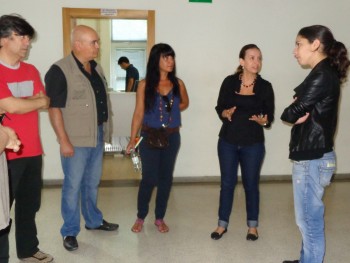 Joana Mortágua visitou a Escola Profissional de Setúbal Denuncia asfixia financeira por parte do Governo