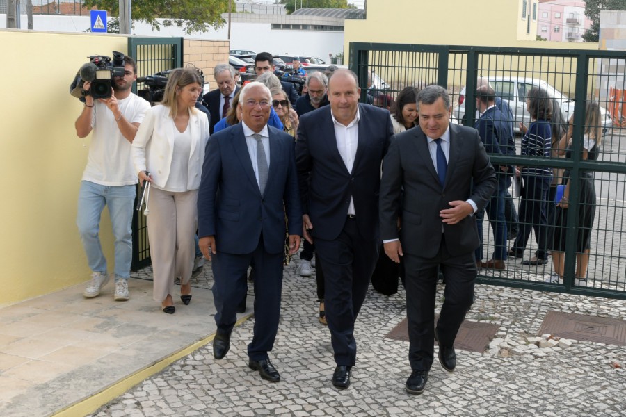 António Costa assinala início de ano letivo infantil no Montijo "Temos vindo a aumentar a capacidade do número de crianças em creches gratuitas”