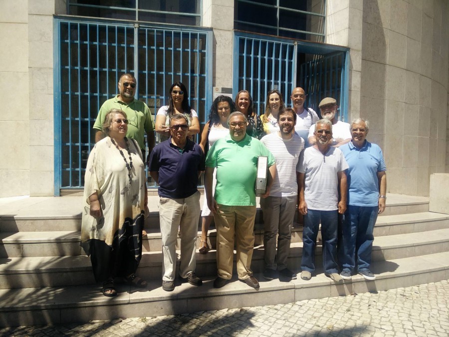 Moita - PS entrega Processo de Candidatura Candidatos deslocaram-se ao tribunal na última quarta-feir
