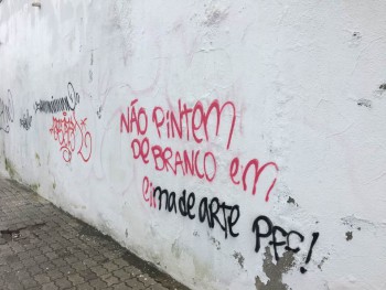 Barreiro -«A nossa visão para a cidade é totalmente diferente da do PCP e do PS» Bruno Vitorino lamenta não seja criada equipa de limpeza de grafittis