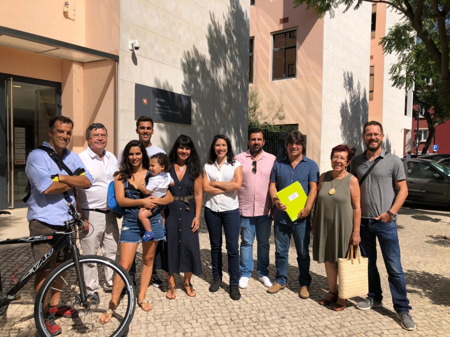 Círculo eleitoral do distrito de Setúbal Entrega de lista de candidatos do Bloco de Esquerda