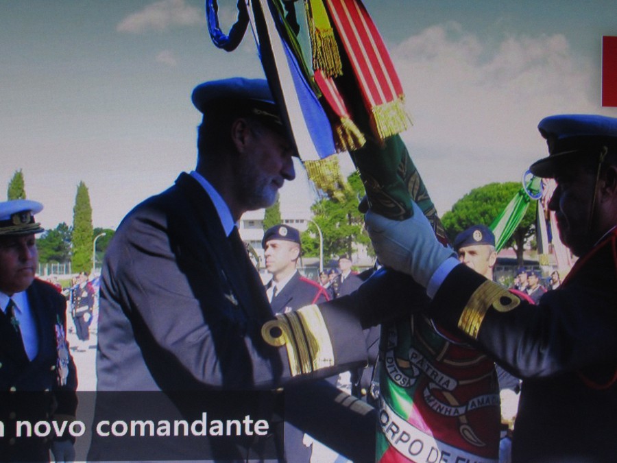 Corpo de Fuzileiros tem novo comandante Paulo da Silva Ribeiro sucedendo a Jorge Nobre de Sousa.