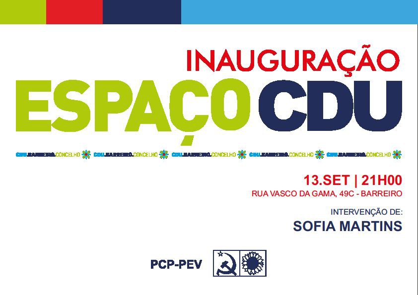 CDU Barreiro Inaugura Espaço de Campanha