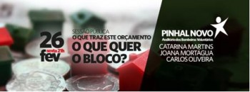 Palmela - Catarina Martins no Pinhal Novo Sessão pública «O que traz este orçamento - O que quer o Bloco?»