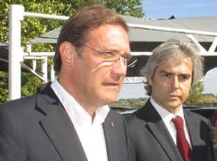 Pedro Passos Coelho e Nuno Melo em Almada e Setúbal Visita ao Arsenal do Alfeite