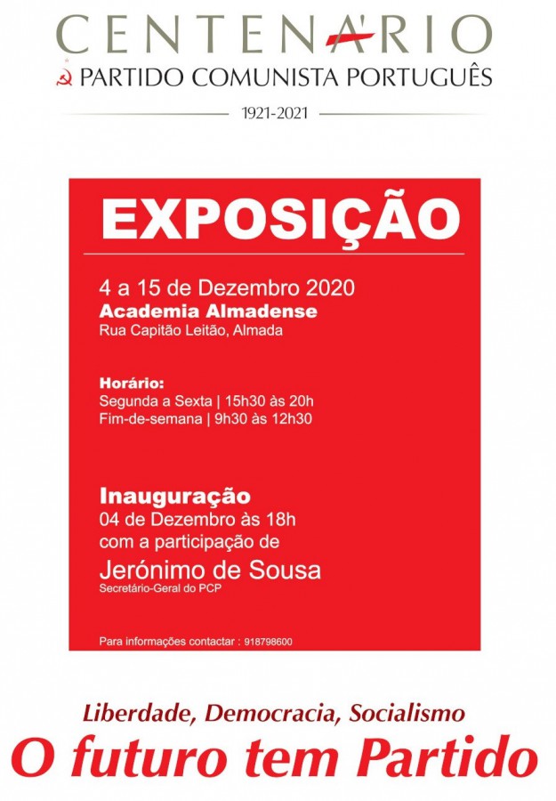 Almada - Na Academia Almadense Exposição Centenário do PCP