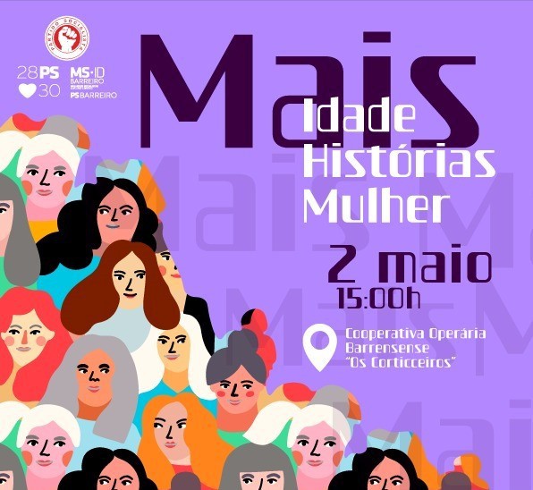 BARREIRO - Na Cooperativa Operária Barreirense «Os Corticeiros» «Mais Idade, Histórias de Mulher» o papel, os desafios e o impacto das mulheres na sociedade