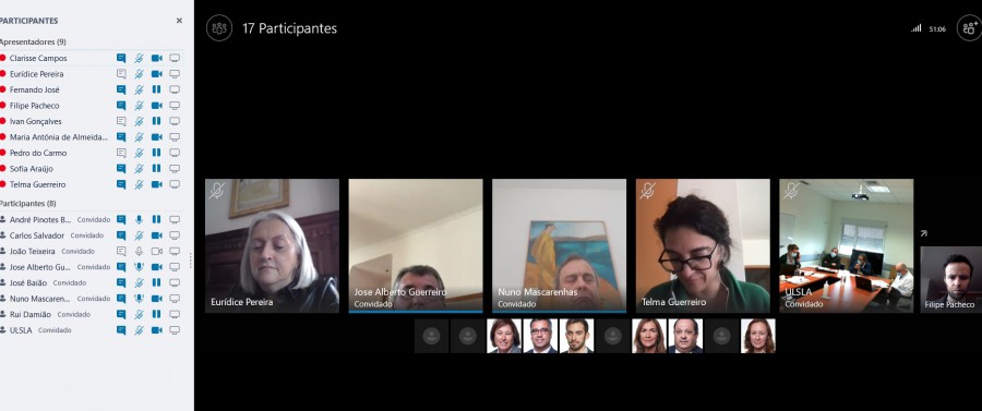 Setúbal- Roteiro dos deputados Socialistas «Manter a proximidade, em segurança» Reunião com Conselho de Administração da Unidade Local de Saúde do Litoral Alentejano