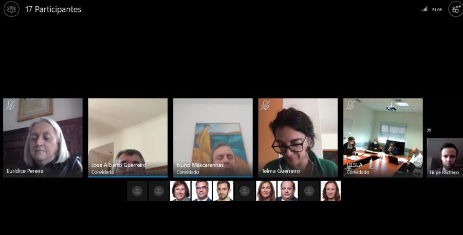 Setúbal- Roteiro dos deputados Socialistas «Manter a proximidade, em segurança» Reunião com Conselho de Administração da Unidade Local de Saúde do Litoral Alentejano