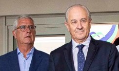 Rui Rio participa em ação de campanha em Setúbal do candidato pelo PSD à Câmara Municipal, Fernando Negrão.