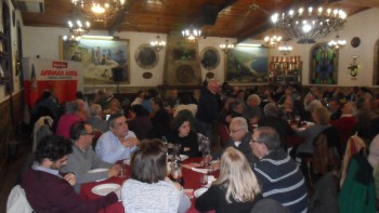 Jerónimo de Sousa jantou em Setúbal Com micro e pequenos empresários apoiantes de Edgar Silva