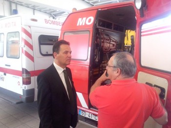Deputado do PSD do distrito de Setúbal Paulo Ribeiro Trabalho dos bombeiros no concelho da Moita é inexcedível