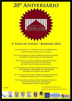 Festa do Teatro Cidade do Barreiro Maio primeiro ciclo com novidades e estreias