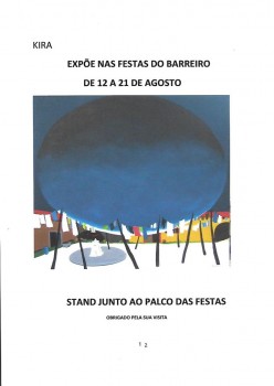 Kira expõe nas Festas do Barreiro Vão estar patentes as suas mais recentes criações