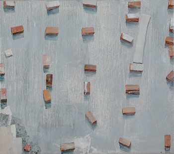 Exposição de pintura de Lai Sio Kit no Montijo «Visto de cima - From Above»