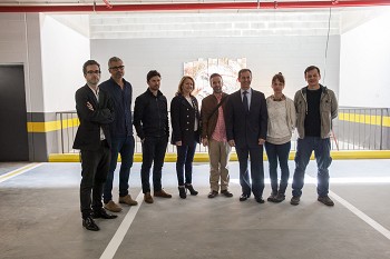 INAUGURADO ESTACIONAMENTO DO FUTURO ALEGRO SETÚBAL ARTE URBANA COM MATERIAIS DE OBRA